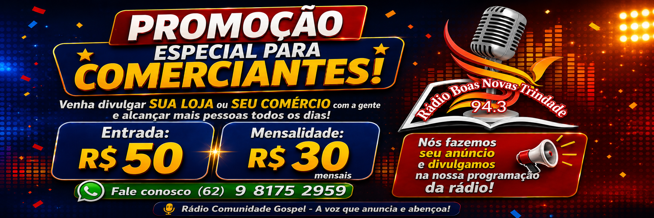 Anuncie Aqui, Click no Link e Saiba Mais
